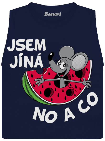 Jsem jiná dámské tílko volné Navy