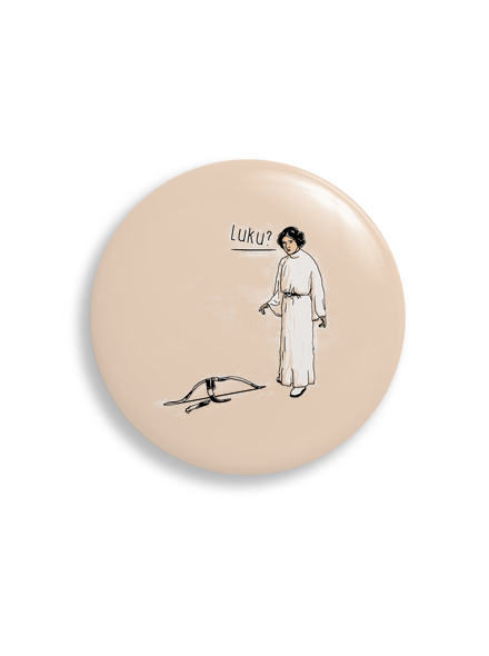 Luke a Leia placka uni