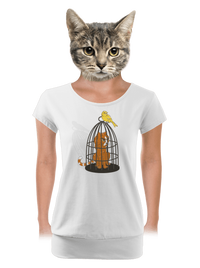 dámské tričko s lemem