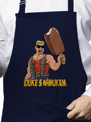Duke s nanukem zástěra Navy