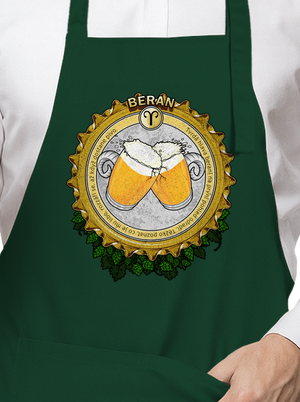 Pivní horoskop: Beran zástěra Bottle Green