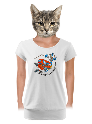 dámské tričko s lemem