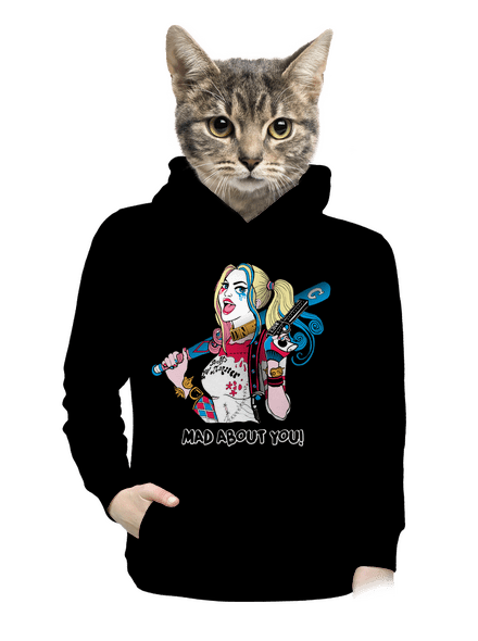 Joker a Harley dámská mikina klokanka Black