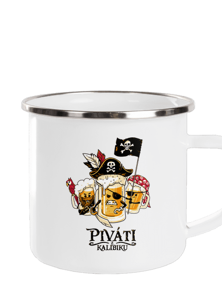 Piváti z Kalibiku plecháček White