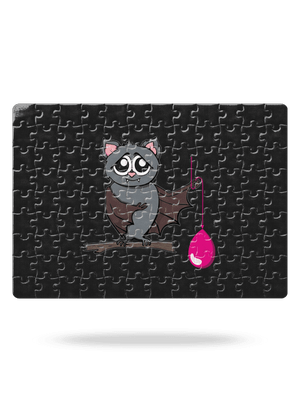 Netopýr puzzle White