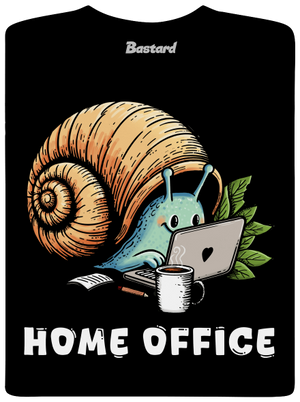 Šnekův home office pánské tričko Black