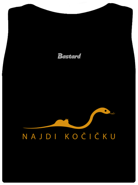 Najdi kočičku dámské tílko klasické Black