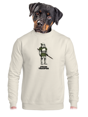 unisex mikina bez kapuce