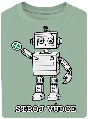 Strojvůdce unisex tričko oversized Sage