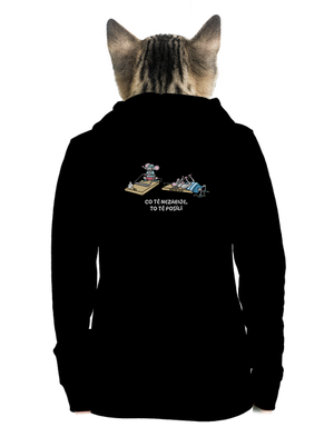 Co tě nezabije dámská mikina na zip Black