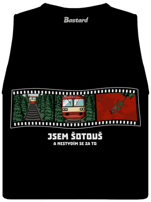 Jsem šotouš dámské tílko volné Black