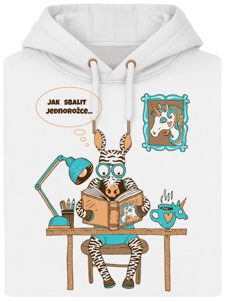 Jak sbalit jednorožce unisex mikina premium Snowwhite