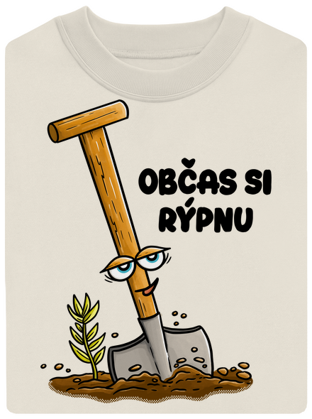 Občas si rýpnu unisex mikina bez kapuce Off White