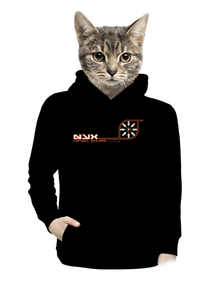 NYX Virtual Sailors dámská mikina klokanka Black