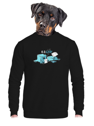 unisex mikina bez kapuce