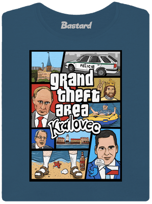 Královec dámské tričko premium Petrol Blue