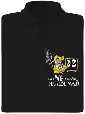 Hrajou naši pánská polokošile Black