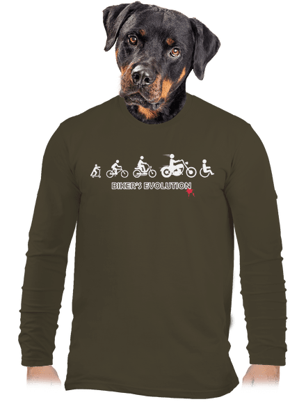 Bikers evolution pánské dlouhý rukáv Urban Khaki