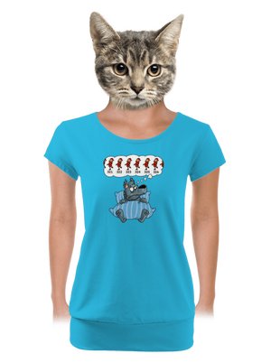 dámské tričko s lemem