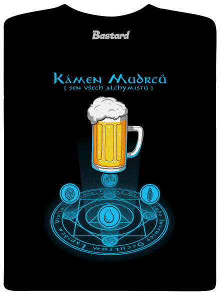 Kámen Mudrců pánské dlouhý rukáv Black