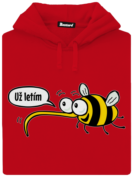 Chci už jen tebe pánská mikina klokanka Red