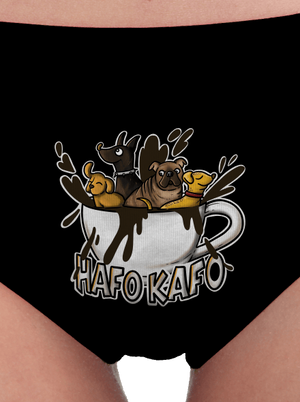 Hafo kafo dámské kalhotky Black