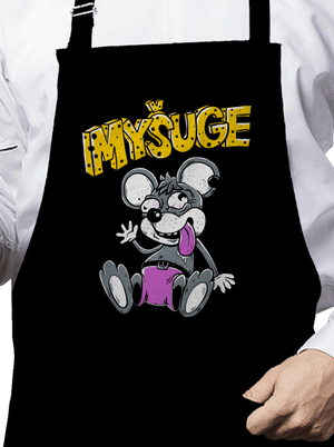 Myšuge zástěra Black