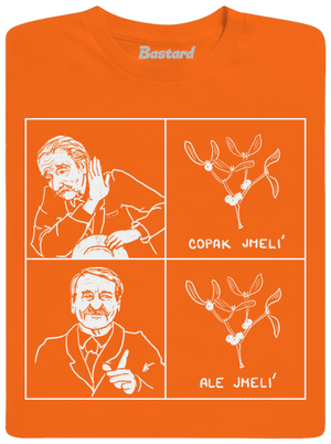 Cimrman: Copak jmelí pánské tričko Orange