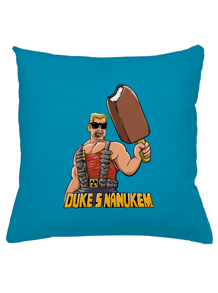 Duke s nanukem polštář Blue Turquoise