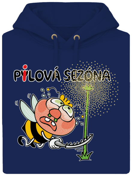Pylová sezóna unisex mikina premium Navy