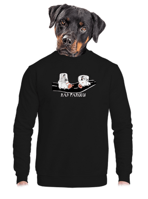 unisex mikina bez kapuce