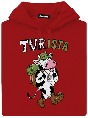 Tur na cestách dámská mikina klokanka Red Mal