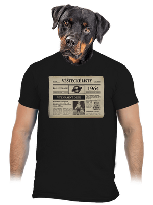 Věštecké listy pánské tričko Black