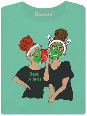 Best aliens dámské tričko premium Mint Mal
