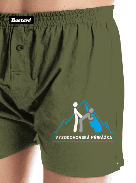 Vysokohorská přirážka pánské trenky Khaki