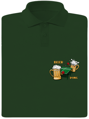 Beer pong pánská polokošile Bottle Green Mal