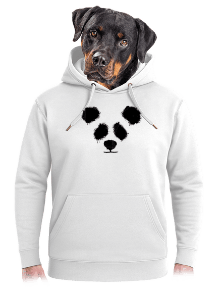 Panda unisex mikina premium Snowwhite