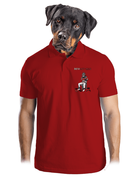 DeviAnt-man pánská polokošile Red Mal