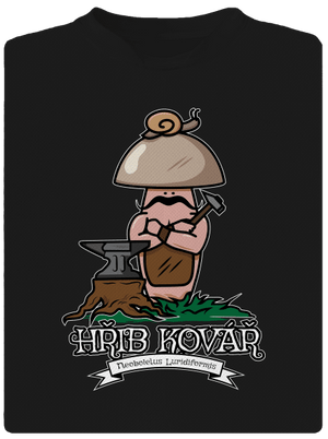 Hřib kovář dětské sportovní tričko Black