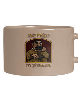 Zase práce? hrnek makronka Brown Macaron