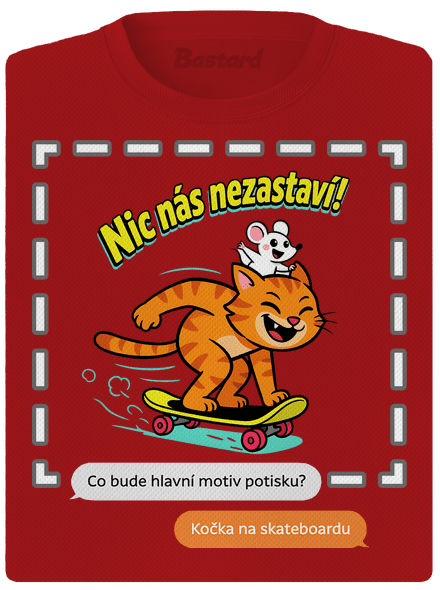 Vlastní AI obrázek dámské sportovní tričko Red Mal
