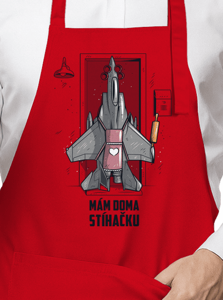 Stíhačka zástěra Red