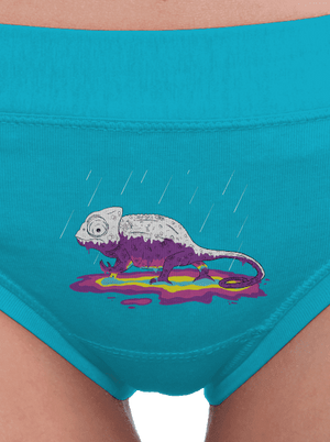 Odkryté tajemství dámské kalhotky Turquoise