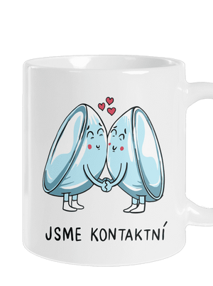 Kontaktní čočky klasický hrnek White