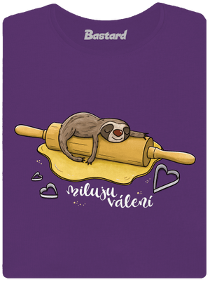 Miluju válení dámské tričko premium Purple