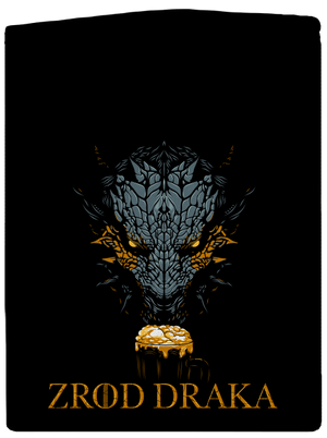 Zrod draka pánská mikina na zip Black