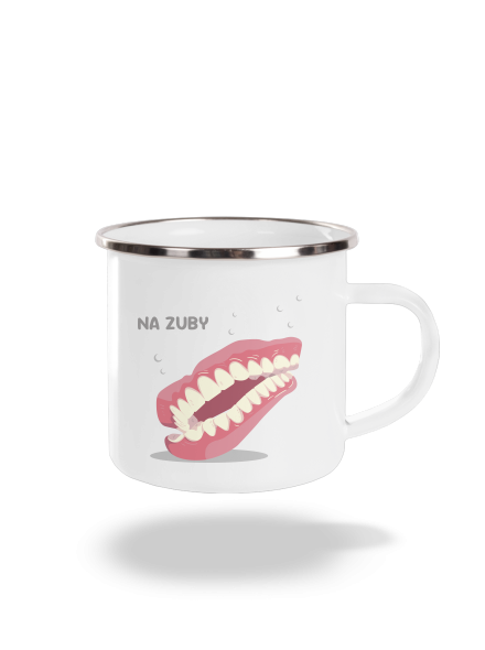 Hrnek na zuby plecháček White