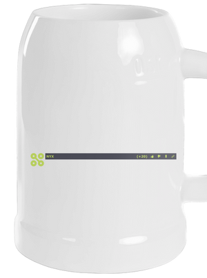 NYX lišta půllitr White