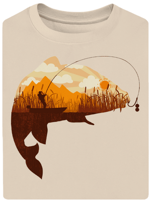 Kapitální úlovek unisex tričko oversized Almond