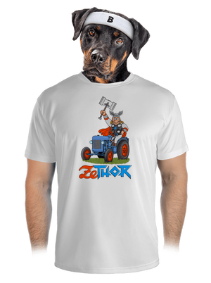 ZeThor pánské sportovní tričko White